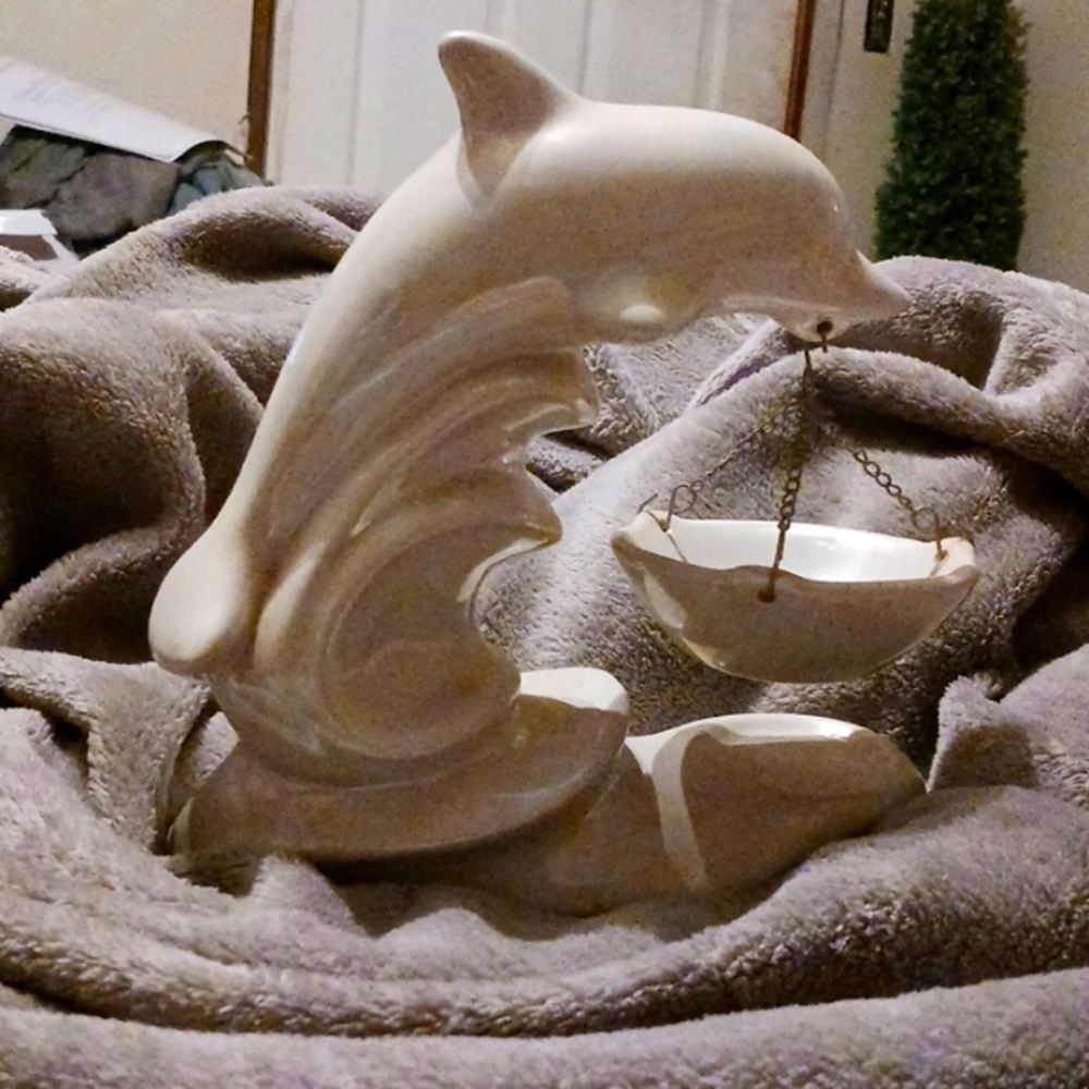Vintage Marex Dolphin Wax/Incense burner.